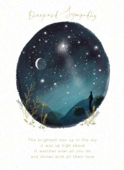 Brightest Star Sympathy Card