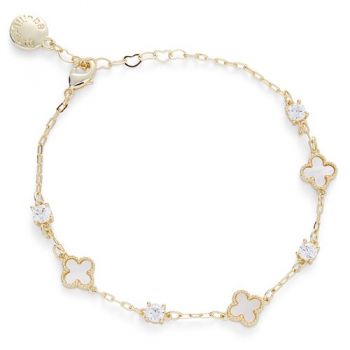 Equilibrium Mother of Pearl Clover Bracelet