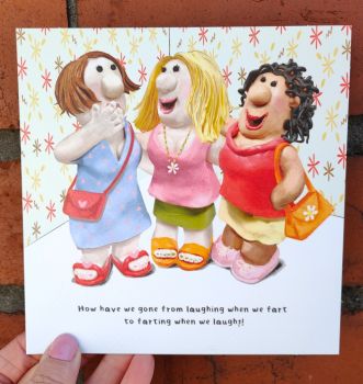 Model Family “Farting when we laugh” card