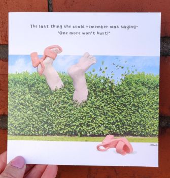 Model Family “One more won’t hurt” card