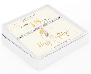 Life Charms Happy 18th Birthday Bracelet