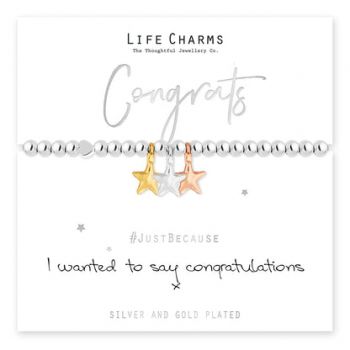 Life Charms Congratulations Bracelet