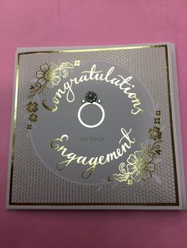 "Congratulations on your Engagement" card by Rachel Ellen Designs
