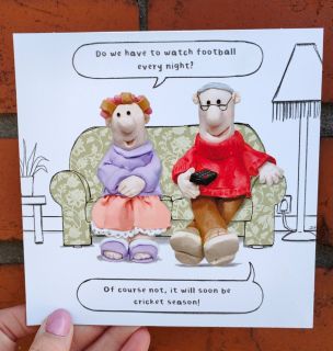 Model Family “Cricket season” card