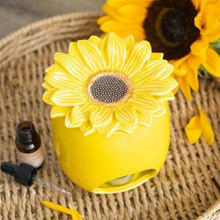 Sunflower burner with 6 Natural Wax Melts 